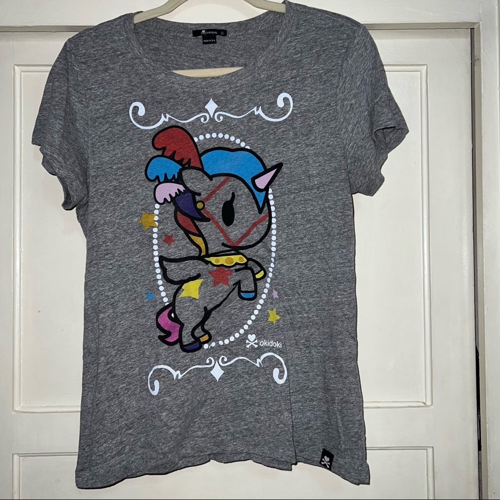 NWOT tokidoki gray unicorno tshirt